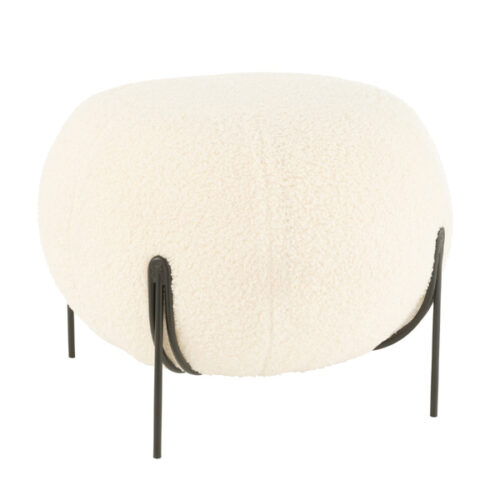 Pouf-Sphere-Velours-Blanc-1