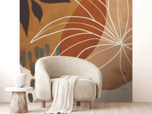 41986_Papier peint Design floral abstrait