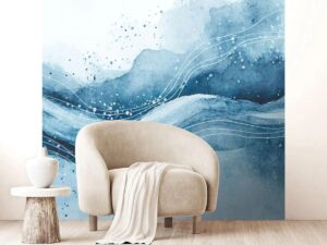 89371_Papier peint Ondes aquatiques apaisantes