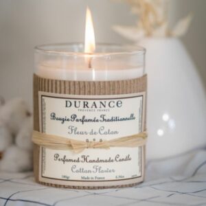 Durance bougie fleur-de-coton
